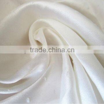 100% polyester jacquard spandex satin fabric for lady dresses