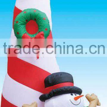 outdoor inflatable snowman