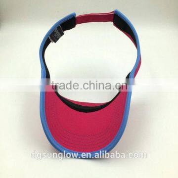 Wholesale 100% Cotton 3D Embroidery Sun Visor Hats for Women photo-5