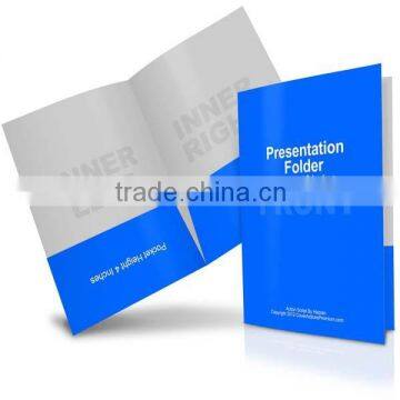 Color Paper Presentation Folder,Custom Paper Presentation Folder,Printed Presentation Folder