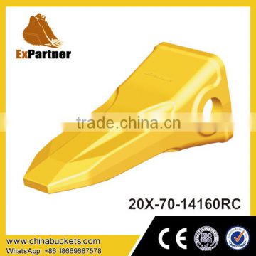 OEM excavator spare parts 20X-70-14160RC bucket teeth for PC100