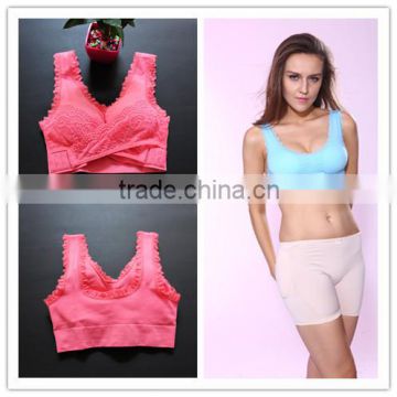 fashion latest design stock European hot sex womens sport bra