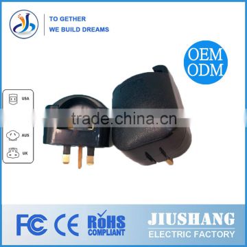 Two pins to 3 pins UK plug adapter (ST-6)