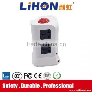 8 Way Tower Universal Outlet 250v ac Power Extension Socket With USB photo-2