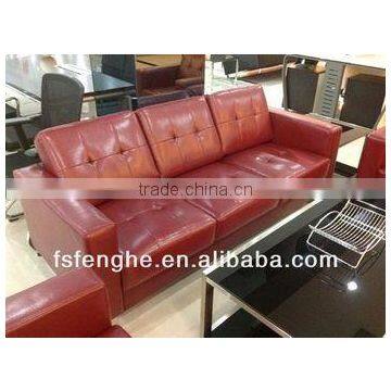 China Office Furniture American Leather Sofa With Cheap Price