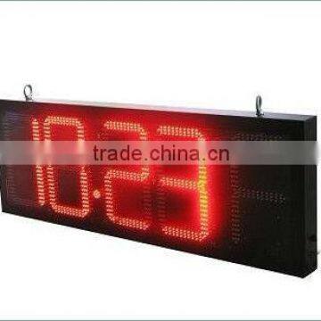 Sinoela outdoor waterproof wireless led temperature/humidity/time/date display/led temperature sign 25"