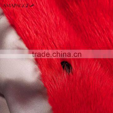 Factory Sale Full Length Female Mink Fur Coat for Sex Women photo-5