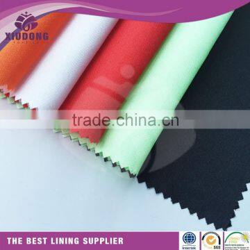 100% poly cheap plain dyeing satin fabric for clothing lining fabric