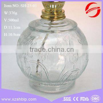 Kerosene Lamps Glass Bottle Kerosene Lamp Antique Glass Kerosene Lamps photo-4