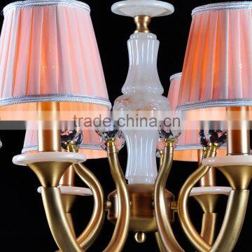 8 Light Brass Classic Pendant Chandelier With Bronze Color photo-2