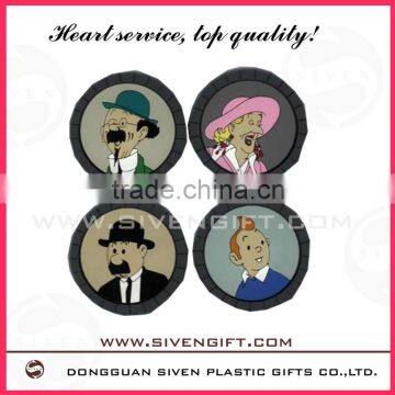 OEM Promotional Pvc Rubber Coaster