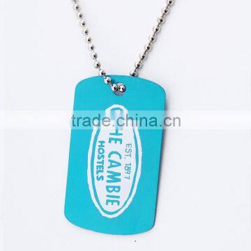 gold color anodized aluminium dog tag, aluminium dog tag, dog tag chain