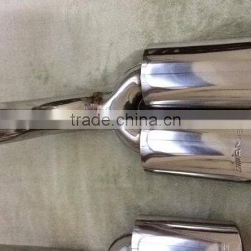 Stainless dual exhaust muffler pipe/BEN Z muffler tail pipe G class