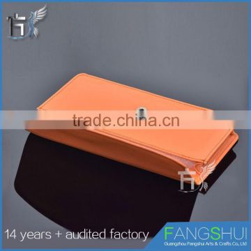 High quality customized ladies clutch purse leather