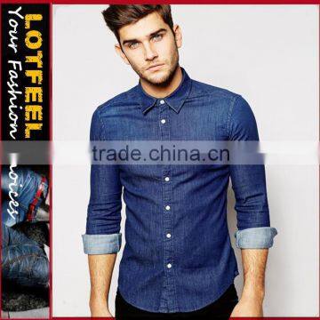 High quality wholesale denim man shirt for mans (LOTS074)