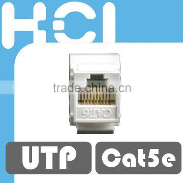 Network Solution Cat 5e 180Degree UTP Modular Keystone Jack photo-4