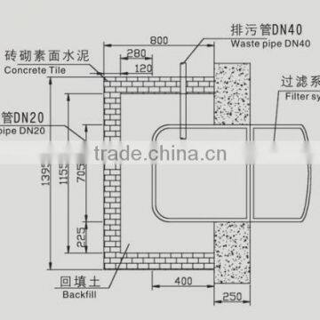 Sand Filter With Double Filtering Barrel/Wall-Mounted Filter PK8026 photo-6