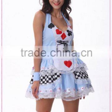 China Sexy Halloween Alice Costumes Wholesale Sexy Cosplay Alice in Wonderland Costume photo-6
