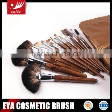 Special design 22pcs professional cosmetic brush set with three concave handle