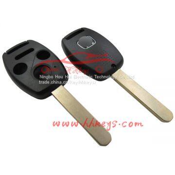 With chip place and logo Honda 3+1 button remote key cover case casing shell for car key