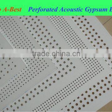 7mm Gypsum Perforated Acoustic Ceiling Tile (round or Square Hole) photo-5