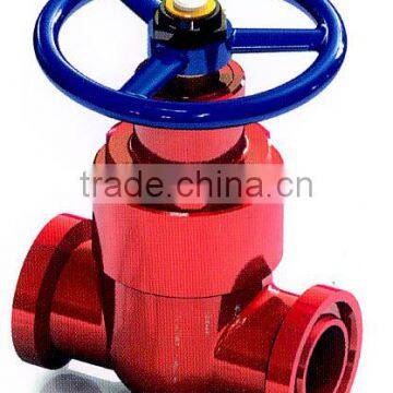 Plate gate valve