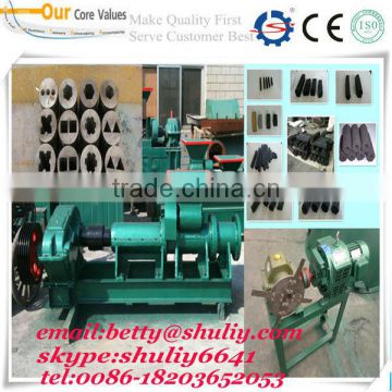 new design coal dust, coke powder, pulverized coal extruding machine/carbon powder moulding/forming machine