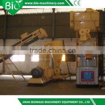 Wood Pellet mill plant line with hammer mill