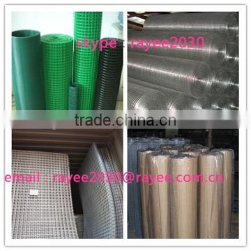 wire fence pvc coated/Construction reinforce PVC Welded Mesh/wire Mesh roll , malla de alambre soldada