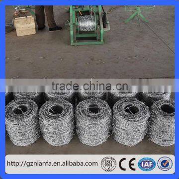 Direct Supplier Low Price ISO 9001Hot Dipped Galvanized Barbed Wire(Guangzhou Factory)