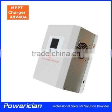 40A MPPT Solar Charger for 48V Battery Bank High Efficiency Charge Controller for Home Power System