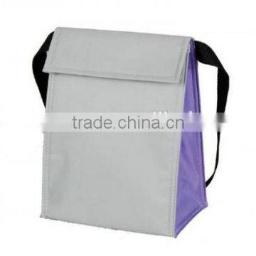 polyester nylon insulated lunch bags with pp webbing handle for cooler picnic