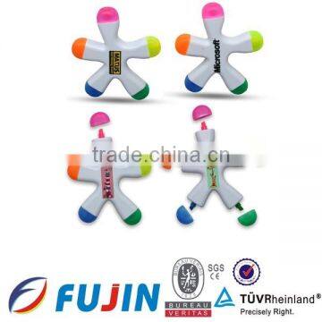 Sonw Shape Palm Shape Hot Stationery Highlighter Pens Many Colors Fluorescent Marker Pen for Children/Highlighter Marker photo-3