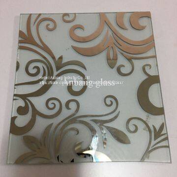 Ледяно-кислотное стекло, строительное стекло, декоративное художественное стекло фабрики стекла в Шахе photo-2