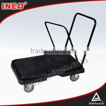 Heavy Duty Plastic Foldable Trolley Cart/Warehouse Cart/Flat Cart