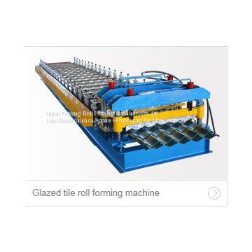 glazed tile double deck roll forming machine