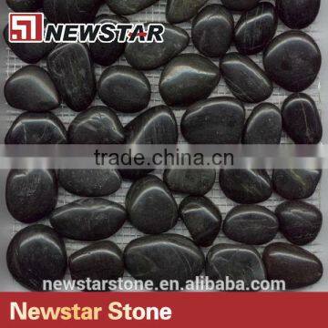 Floor mosaic pebble tile
