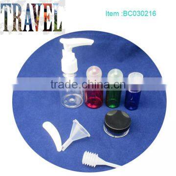 Eco- Friendly Plastic Transparent Travel Bottle Sets for Women Travel Bottle Kit photo-4