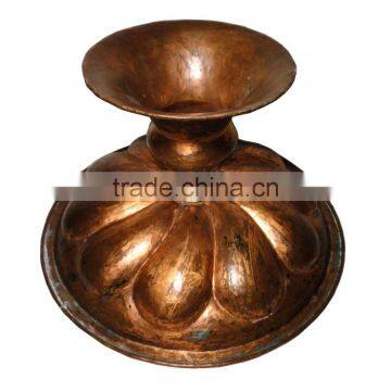 Hand Hammered Copper Fruit Bowl photo-3