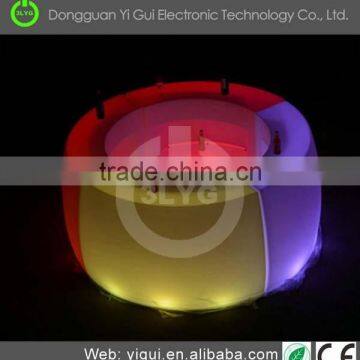 Waterproof Modern Glass Plastic Led Lighted Bar Counter Table photo-2