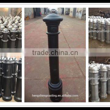 safety decorative security cast ductile iron bollard