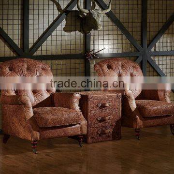 2016 high quality retro vintage leisure chair for living room C632#