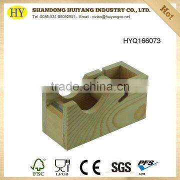 Wholesale Custom Pine Wood Tape Dispenser photo-2