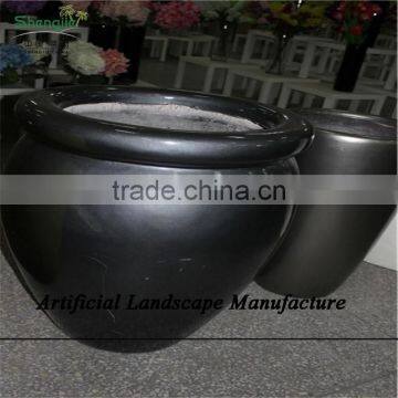 SJZJN 2651 2015 Hot Sale Grey Cylinder Ceramic Vase/grey Solid Color Ceramic Flower Vase,porcelain Flower,stoneware Flower Vas photo-4