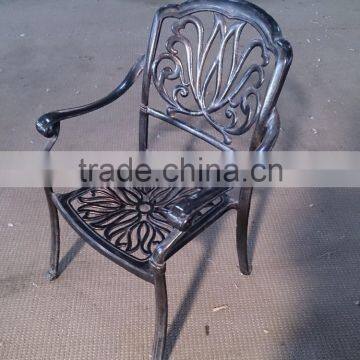 cast aluminum dinning chair