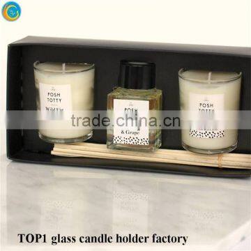 Antiques Candle Holders Glass Candle Jars With Gold Rhinestonesclear 9cl Votive Glass photo-6