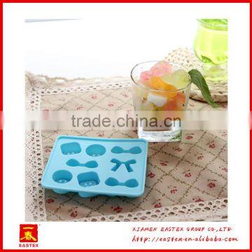 Cute Butterfly and Button Shaped Mini Silicone Ice Cube Tray photo-2