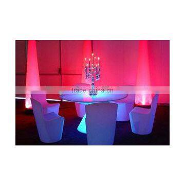 Led light dinning table/ Trendy wedding decorations/ stylish light bar furniture