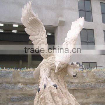 Building decoration marble stone eagle statue