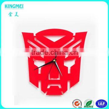 Christmas Unique Custom Made Home Decoration Black Face Acrylic Wall Clock photo-2